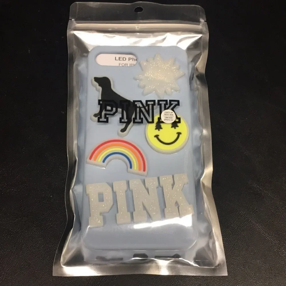 NWT VS PINK iPhone 6/7/8 Phone Case- Lights up!!